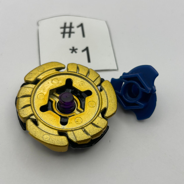 TAKARA TOMY Lightning L-Drago LW105LF,Kyokuryuu Version, BLACK GOLD Beyblade Metal Fight / Metal Fusion BB-00 [USED]