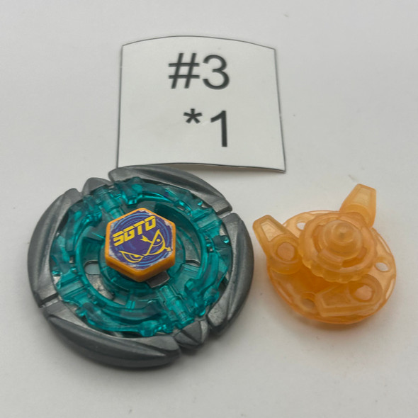 TAKARA TOMY Flame Blue Sagittario C145S Metal Fusion Plastic Beyblade BB-37 03 [USED]