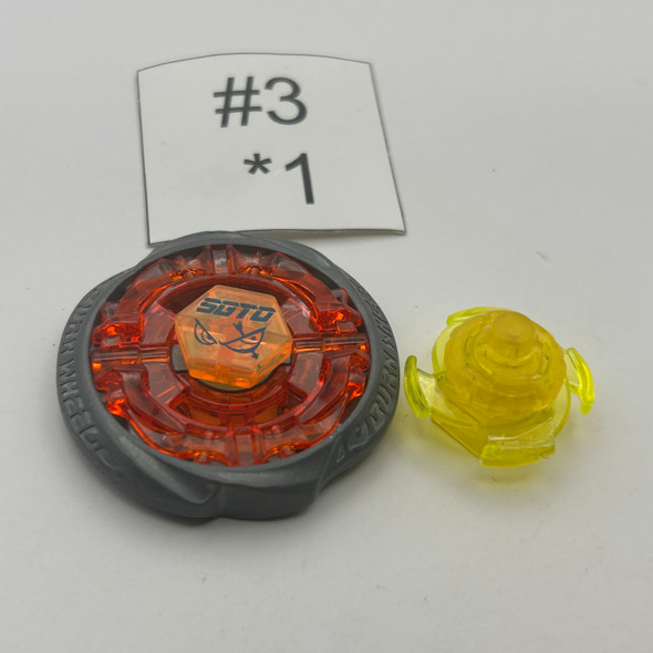 TAKARA TOMY Burn Sagittario T125WF Metal Fusion Plastic Beyblade BB-45 08 [USED]