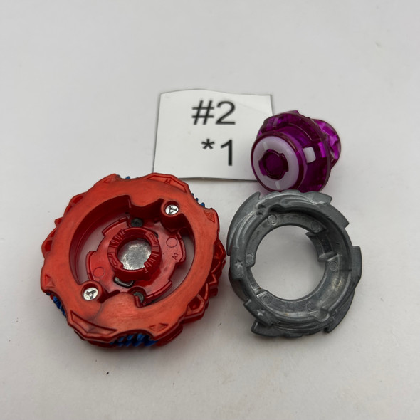 TAKARA TOMY Vise Leopard 4 Pink Destroy Burst Cho-Z Beyblade B-118 04 Custom Combo [USED]