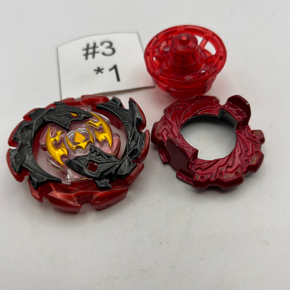 TAKARA TOMY Red Emperor Forneus 7 Bounce red Burst Beyblade B-00 [USED]