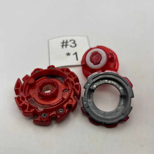 TAKARA TOMY Red Emperor Forneus 7 Bounce red Burst Beyblade B-00 [USED]