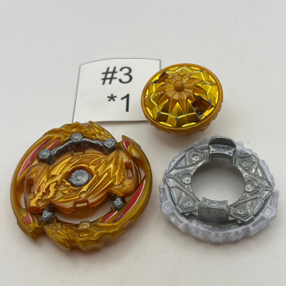 TAKARA TOMY Grand Dragon Charge (Gold Turbo Ver.) Burst Rise Gatinko Beyblade B-158 02 [USED]