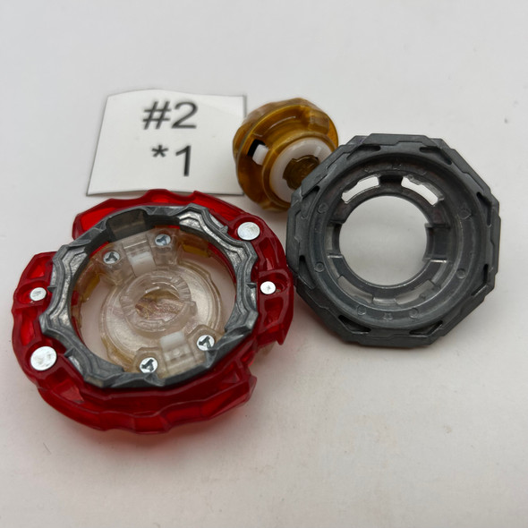 TAKARA TOMY Cyclone Ragnaruk / Roktavor Giga Never B-181 02 Burst DB Beyblade [USED]
