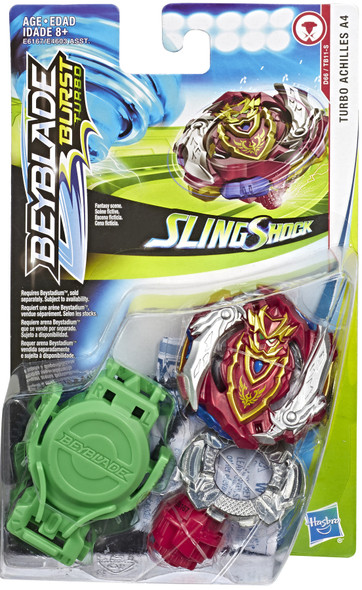 HASBRO Cho-Z / Turbo Achilles A4 Burst SlingShock Beyblade E6167