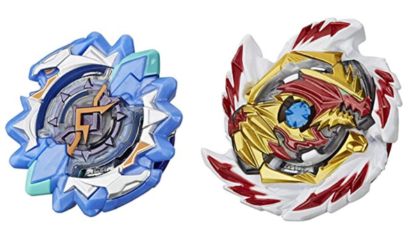 HASBRO Left Astro A5 & Venom Erase Devolos / Diabolos D5 Dual Burst Rise HyperSphere Beyblade Pack E7730