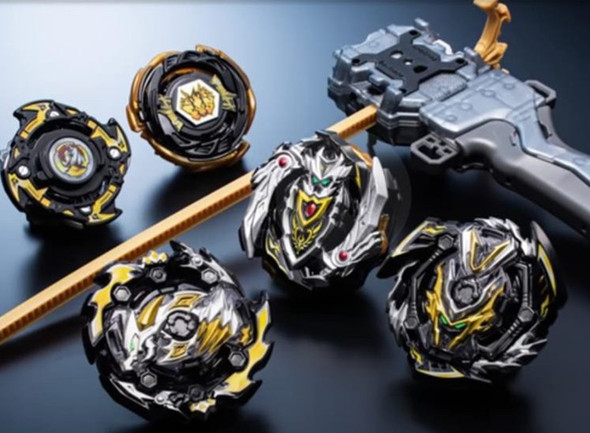 TAKARA TOMY Beyblade Burst GT Corocoro Comics Limited Edition Black Legend Star Bey Set B-00