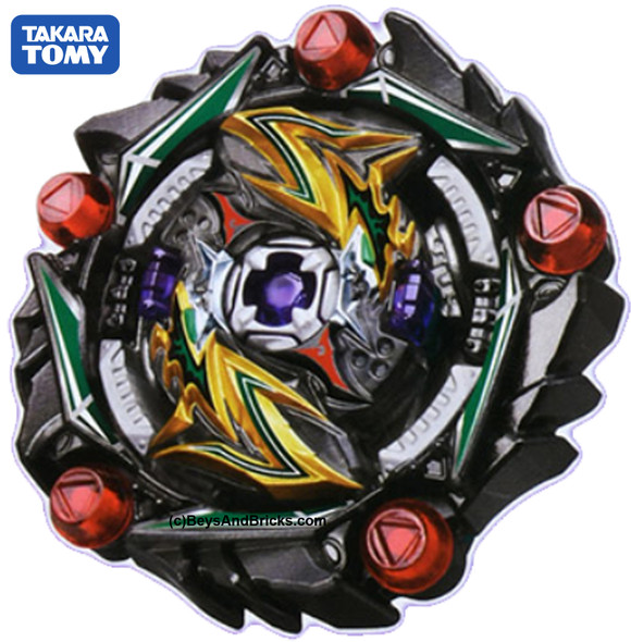 TAKARA TOMY B-164 01 Curse Satan Hurricane Universe 1D Burst SuperKing Beyblade - NWOP