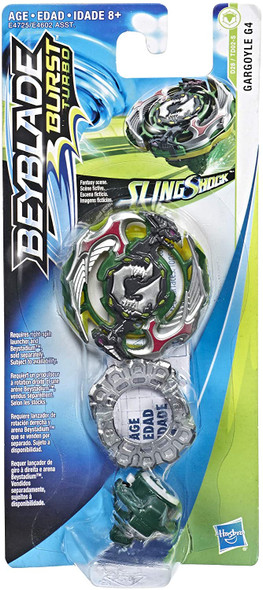 HASBRO Gargoyle G4 8 Massive-S Burst Turbo SlingShock Beyblade E4725