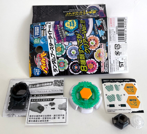 TAKARA TOMY Clay Sagittario 145B Metal Fusion Plastic Beyblade BB-37