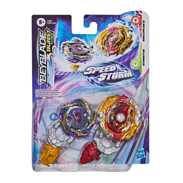 HASBRO Betromoth B6 & World Spryzen S6 Beyblade Burst Surge Dual