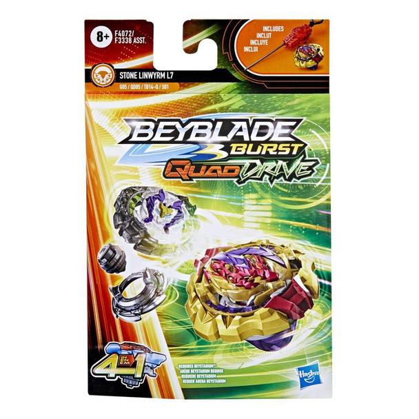 HASBRO Stone Linwyrm L7 Burst DB QuadDrive Beyblade F4072