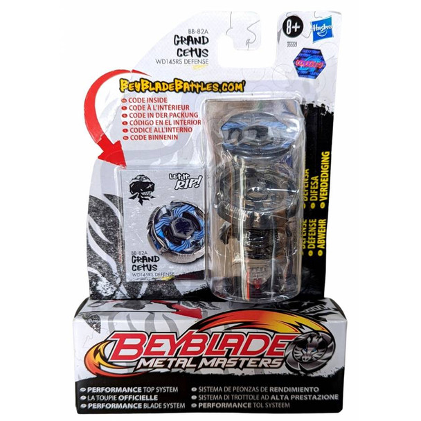 HASBRO Grand Cetus WD145RS Metal Masters Beyblade BB-82A