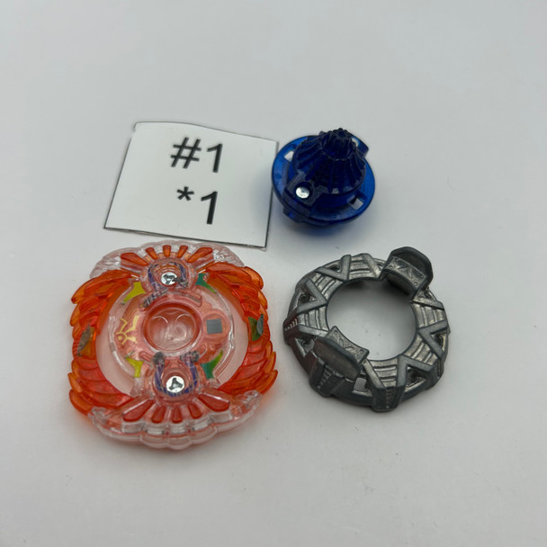TAKARA TOMY Holy Horusood  Vertical Jaggy Burst Beyblade  Random Booster Volume 4 B-61 04 [USED]