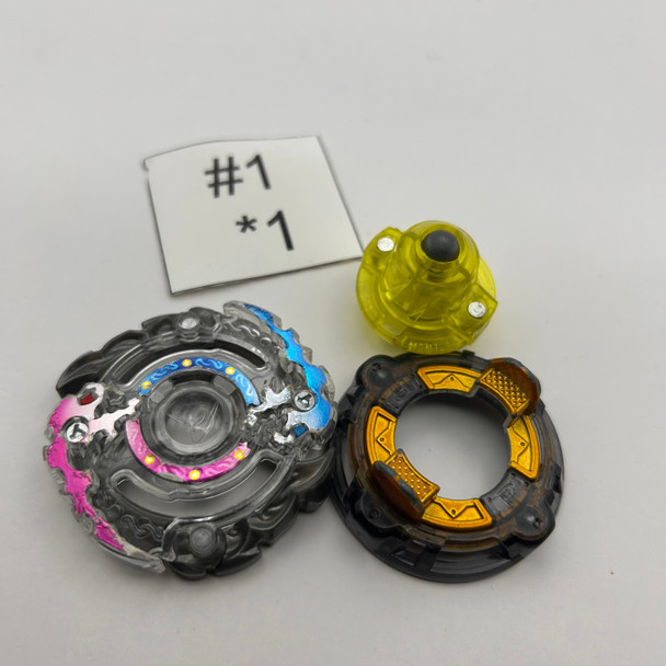 TAKARA TOMY Psychic Phantom Polish Weight Super Custom Set Speed Ver. Burst Beyblade B-65 [USED]