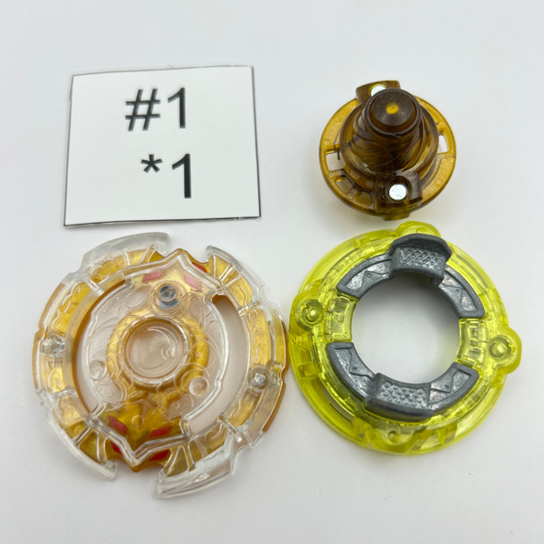 TAKARA TOMY Chaos Polish Gyro (Soul Gold Ver.) (CoroCoro Exclusive) Burst Beyblade B-00 Custom Combo [USED]