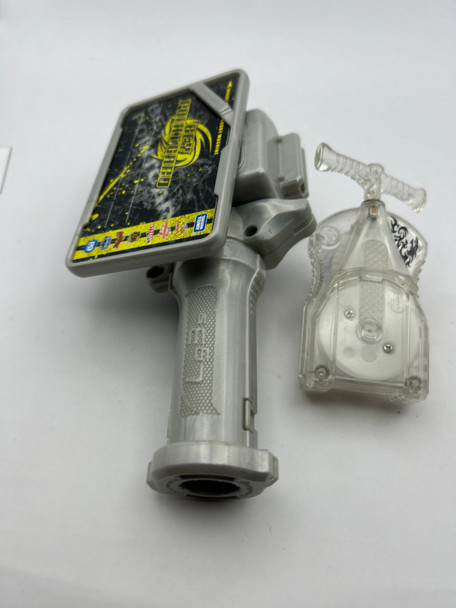 TAKARA TOMY Grey Launcher Grip BB-73 + Left Spin Launcher #9 [USED]