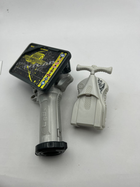TAKARA TOMY Grey Launcher Grip BB-73 + Left Spin Launcher #6 [USED]