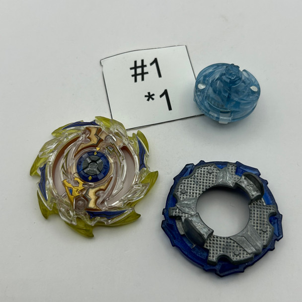 TAKARA TOMY Tornado Wyvern 1 Meteor Spiral God Customize Set Burst Beyblade B-98 [USED]