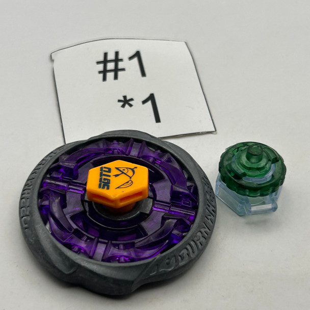 TAKARA TOMY Burn Sagittario 105HF Metal Fight / Metal Masters Beyblade BB-100 08 [USED]
