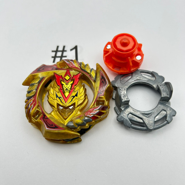 TAKARA TOMY Gold Cho-Z Valkyrie / Valtreyk 3 Guard Burst Beyblade B-158 07 [USED]