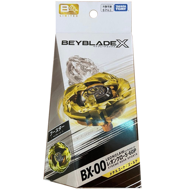 TAKARA TOMY Beyblade X Gold Leon Claw 5-60P BX-00