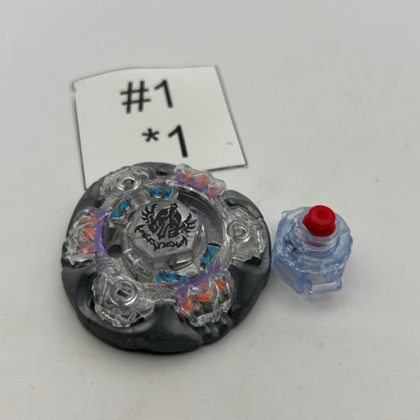 TAKARA TOMY Gravity Perseus Stamina Ver. 105RF Random Booster Vol. 7 Beyblade Metal Fight / Metal Fury BB-109 05 Custom Combo [USED]