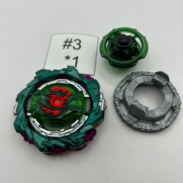 TAKARA TOMY Chain Kerbeus Fortress Yard'-6 Burst DB Ultimate QuadDrive Beyblade B-198 01 [USED]