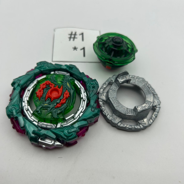 TAKARA TOMY Chain Kerbeus Fortress Yard'-6 Burst DB Ultimate QuadDrive Beyblade B-198 01 [USED]