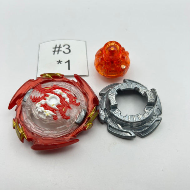 TAKARA TOMY Dynamite Kerbeus Legacy Moment-9 Burst DB Ultimate QuadDrive Beyblade B-198 04 [USED]