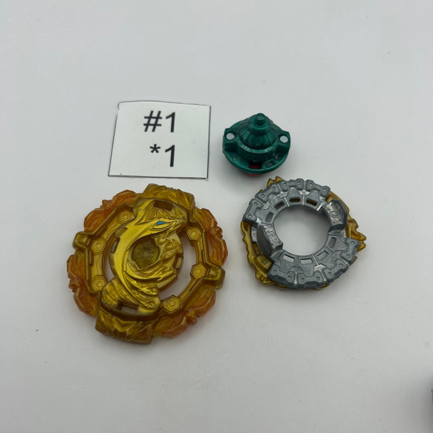 TAKARA TOMY Poison Hydra 8'Angle Fusion' Gen (Gold Turbo Ver.) B-158 04 Burst Rise Gatinko Beyblade [USED]