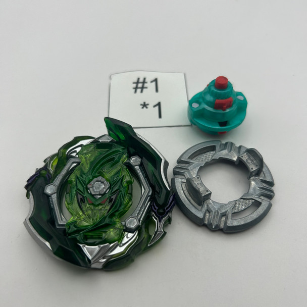 TAKARA TOMY Union Spriggan Outer Quick' Zan B-164 06 Burst SuperKing Beyblade [USED]