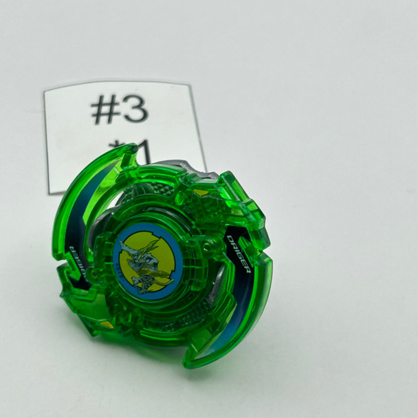 TAKARA TOMY Driger Slash Burst Beyblade Random Layer Collections Vol. 4 BG-07 01 Custom Combo [USED]