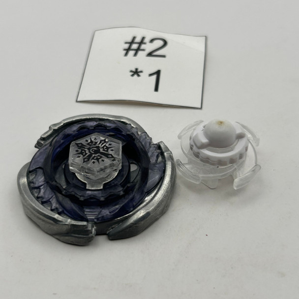 TAKARA TOMY Storm Pisces T125WB Hybrid Wheel Custom Set Stamina & Defense Type Beyblade Metal Fight / Metal Fusion BB-57 [USED] #C