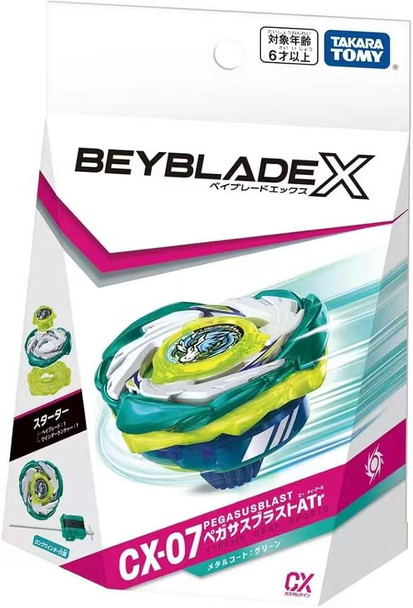 TAKARA TOMY Beyblade X Starter Pegasus Blast ATr CX-07