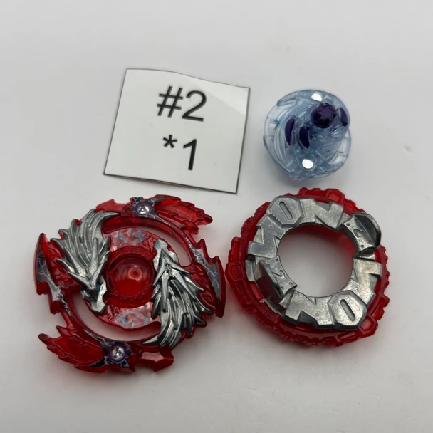TAKARA TOMY Lost Longinus / Luinor Nine Spiral  Burst God Beyblade B-111 07 [USED]