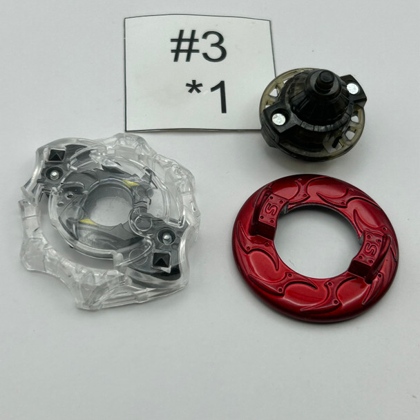 Copy of TAKARA TOMY Spriggan / Spryzen Spread Fusion Black RED WBBA Burst Beyblade B-02 [USED]