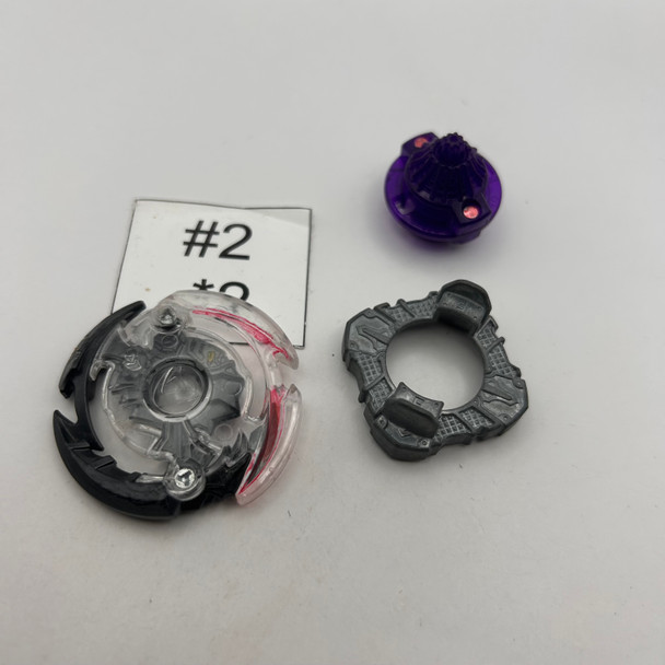TAKARA TOMY Dark Deathscyther / Doomscizor Force Jaggy *2 Burst Beyblade B-42 [USED]