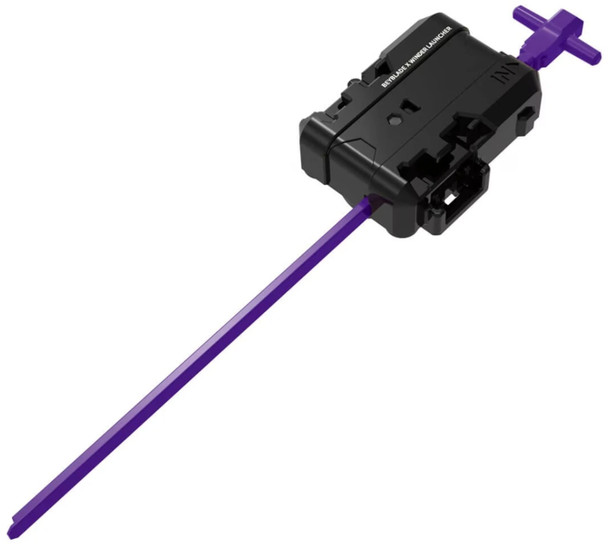 TAKARA TOMY Green Beyblade X Custom Line Ripcord Launcher (Black×Violet + Long Winder) NWOP