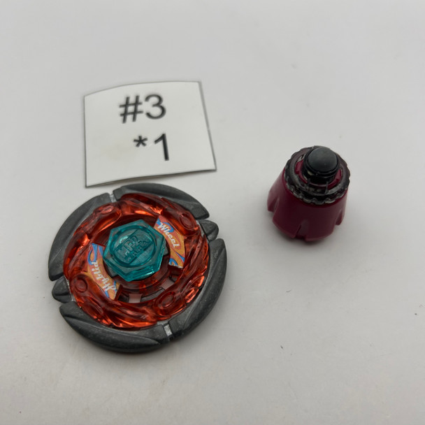 TAKARA TOMY Flame Aquario 230MB Metal Fight / Metal Fusion Beyblade BB-56 Custom Combo[USED]
