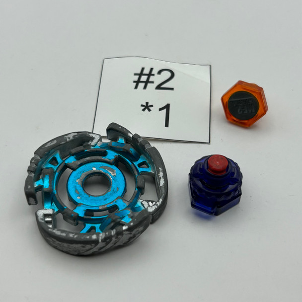 TAKARA TOMY MF-M  Pegasis / Pegasus Dark Blue 105RF Metal Fight / Metal Fusion Beyblade BB-01 [USED]