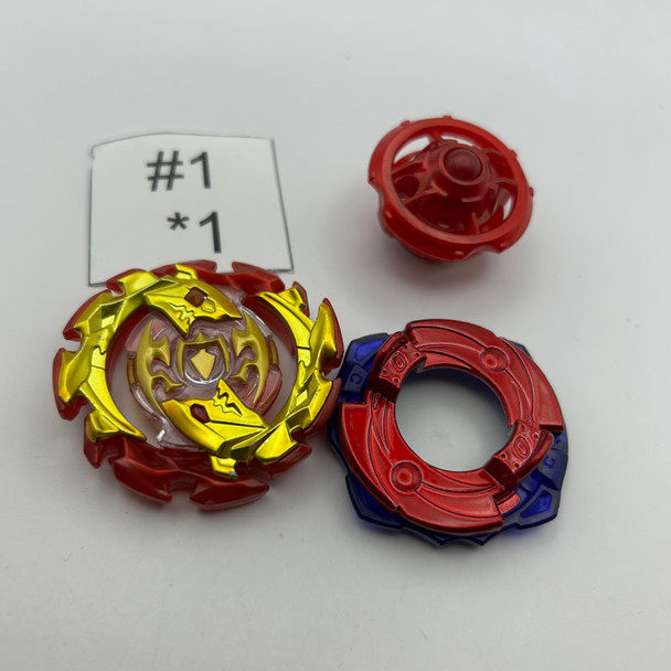 TAKARA TOMY Gold Red Emperor Forneus 0 Yard Burst Beyblade B-00 [USED]