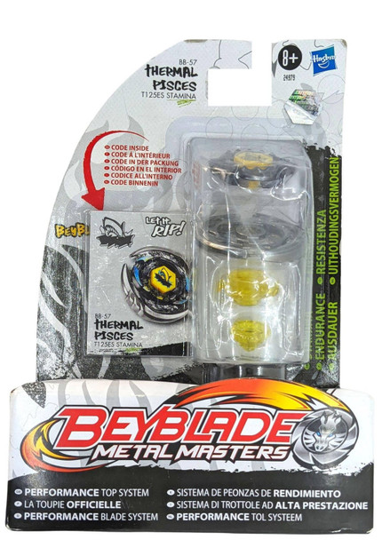 HASBRO Thermal Pisces T125ES Metal Masters Beyblade  BB-57