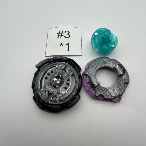 TAKARA TOMY Twin Nemesis / Noctemis 1 Spiral Burst God Beyblade B-102 [USED]