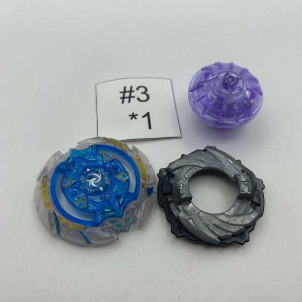 TAKARA TOMY Deep Chaos 4Star Trick God Customize Set Burst Beyblade B-98 [USED]