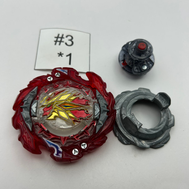 TAKARA TOMY Super Hyperion Nexus Xceed'+Z-2 MM Burst BU DB Beyblade B-203 [USED]