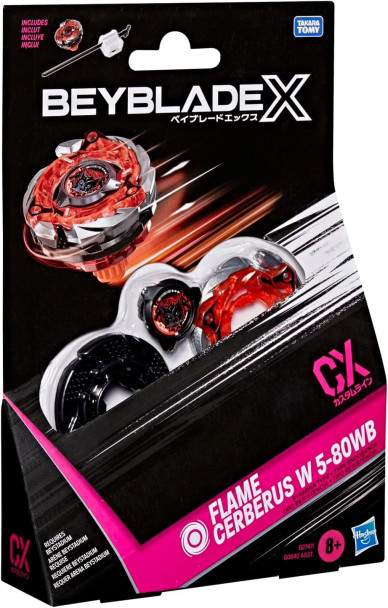 HASBRO Beyblade X Cerberus Flame W5-80WB G2747 CX-08 01