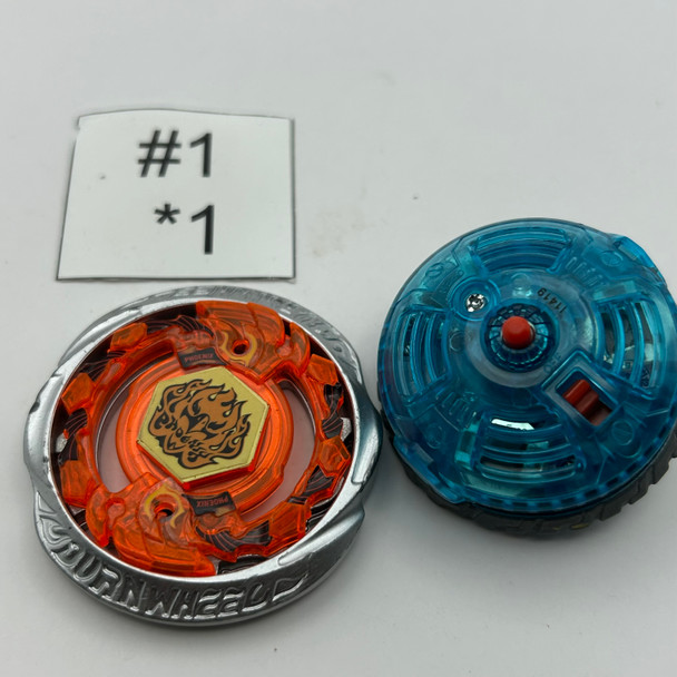 TAKARA TOMY Burn Phoenix Ignition' B-158 01 Burst Rise Beyblade [USED]