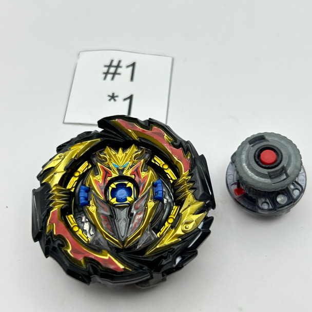 TAKARA TOMY Triumph / Tempest Achilles Xceed'+X 1B Superking Beyblade B-196 02 [USED]