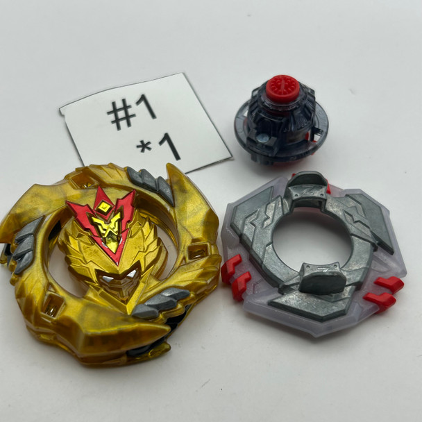 TAKARA TOMY Gold Cho-Z Valkyrie / Valtreyk Zenith Black Variable Burst Beyblade B-158 07 [USED]